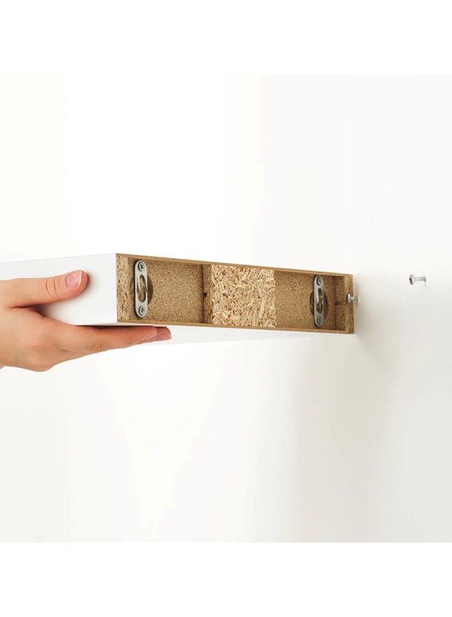 ZENHOME Wall-Mounted Shelves White 30X26centimeter - Image 4