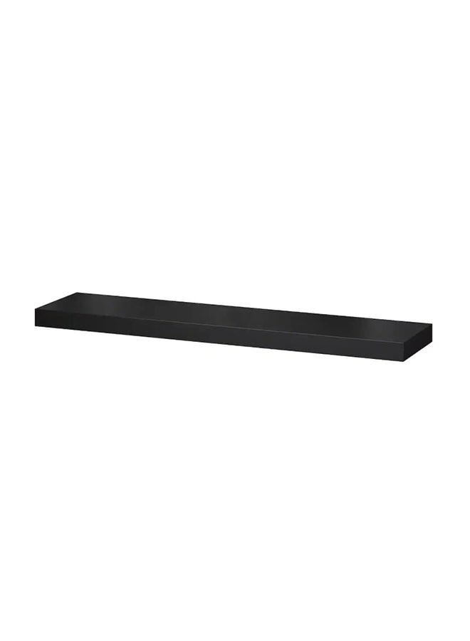 ZENHOME Wall-Mounted Shelf Black 110X26centimeter