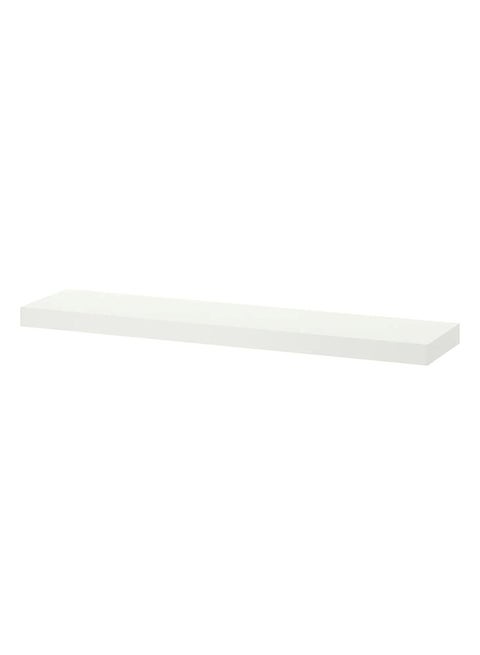Wall-Mounted Shelves White 110X26cm