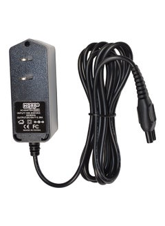 HQRP AC Adapter Power Cord With Cleaning Brush For Philips Norelco 9000 9700 Series Black 0.2888 X 0.28 X 0.8978inch  - Image 1