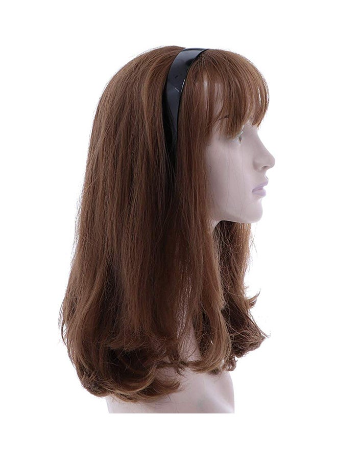 Motique Accessories Hard Teeth Headband Navy Blue 1inch  - Image 2
