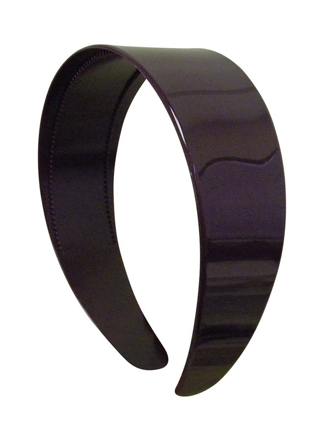 Motique Accessories Hard Teeth Headband Brown 2inch 
