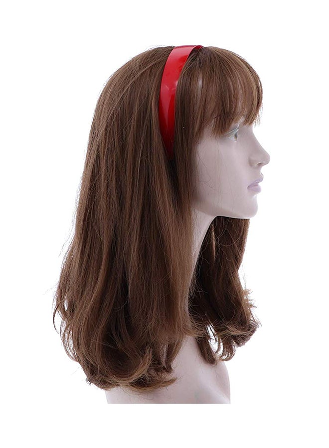 Motique Accessories Hard Teeth Headband Red 1inch  - Image 2