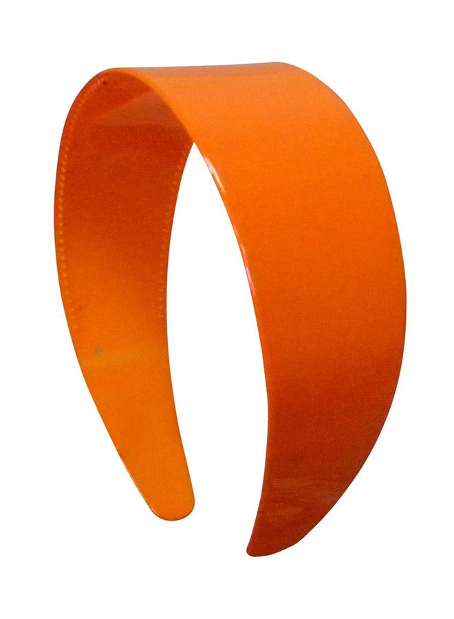 Motique Accessories Hard Teeth Headband Orange 2inch 