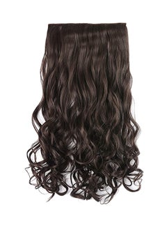 Curly 3/4 Full Head Clip On Hair Extension With 5 Clip Brown 20inch - v1567764486/N29313558A_2