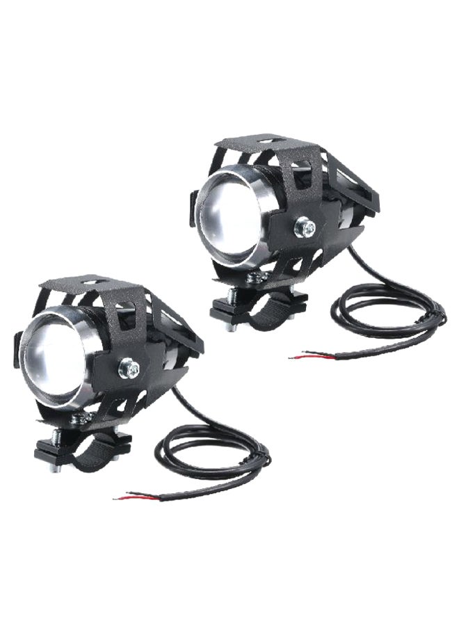 Generic 2-Piece LED Transform Spotlight Motorcycle Headlight Set 