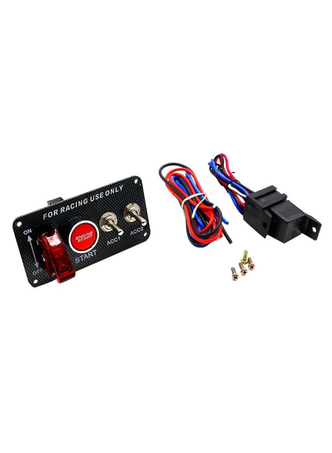 Racing Car Engine Start Ignition Switch Panel