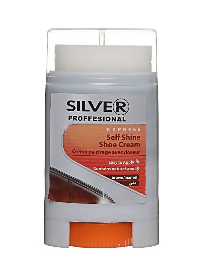 Silver - Shoe Polishing Cream Pencil Brown - Image 1