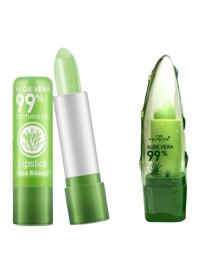 Kiss Beauty Aloe Vera 99% Soothing Gel Lipstick Pink  - Image 1