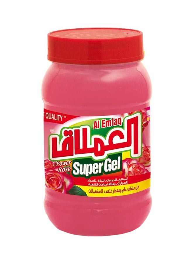 Al Emlaq Super Gel With Natural Pine Oil Power Rose Multipurpose Clear 2kg  - Image 1