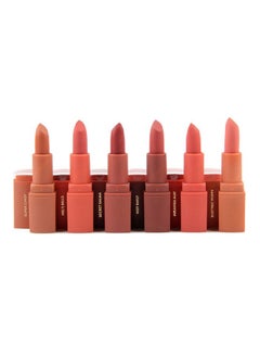 Miss Rose 6-Piece Matte Lipstick Set Multicolour 