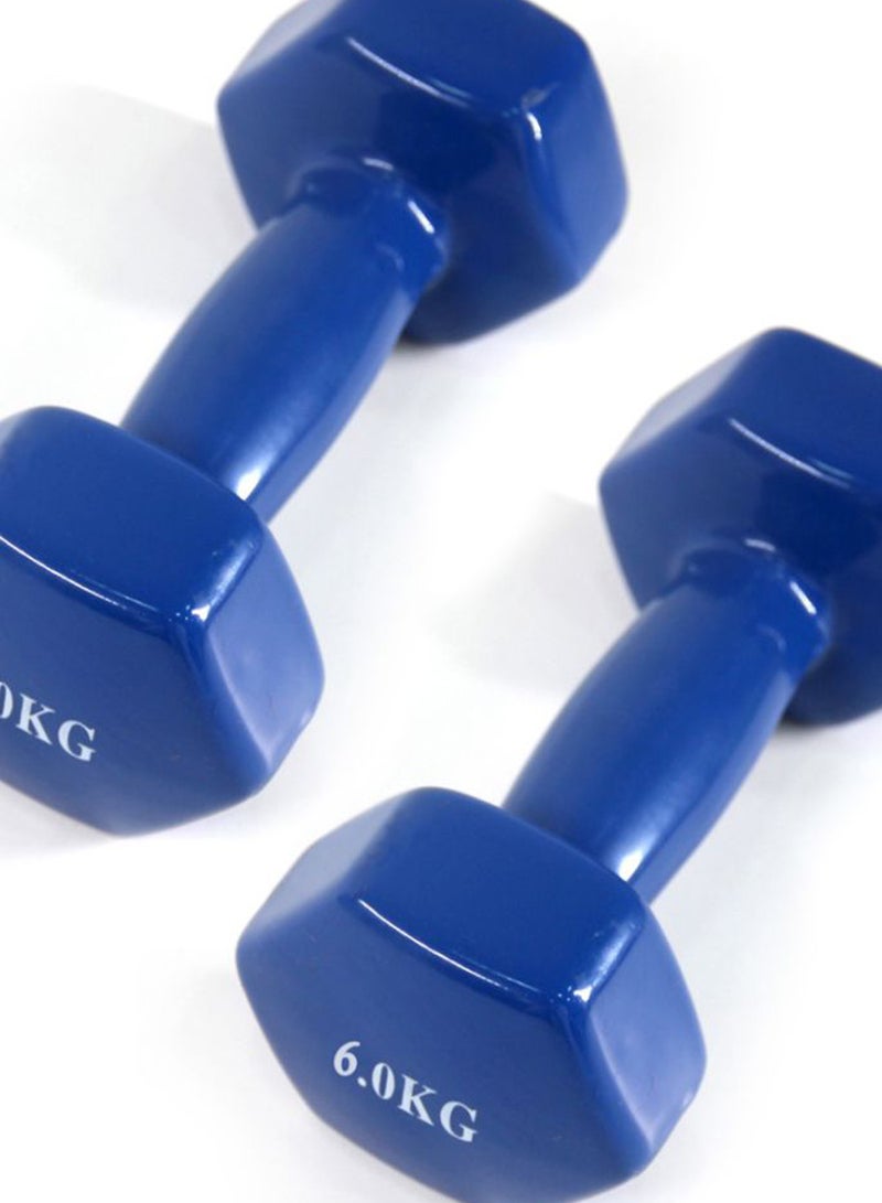 Generic Set Of 2 Fitness Dumbbells - 2 x 6 kg 2 x 6kg 2 x 6kg  - Image 2