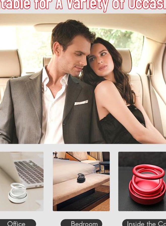 Double Ring Suspension Rotating UFO Aroma Car Air Purifier - Image 3