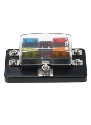 علبة فيوزات بشفرات ذات 4 اتجاهات مع قاعدة فيوزات بمؤشرات LED - v1567788862/N29731914A_1