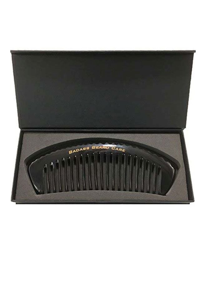 Badass Beard Care Wide Tooth Comb Black - Image 1