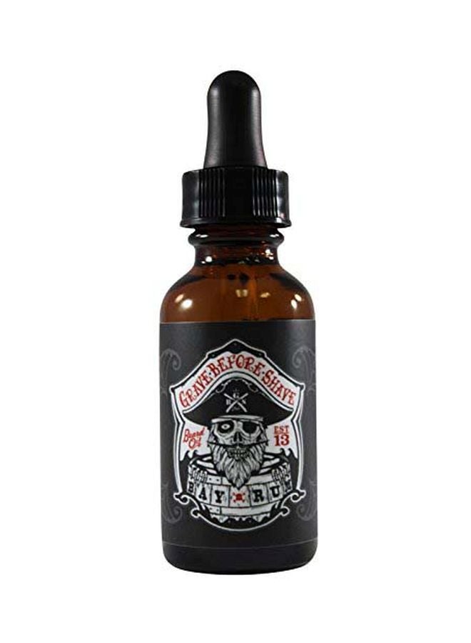 GRAVE BEFORE SHAVE Bay Rum Scented Beard Oil - Image 1