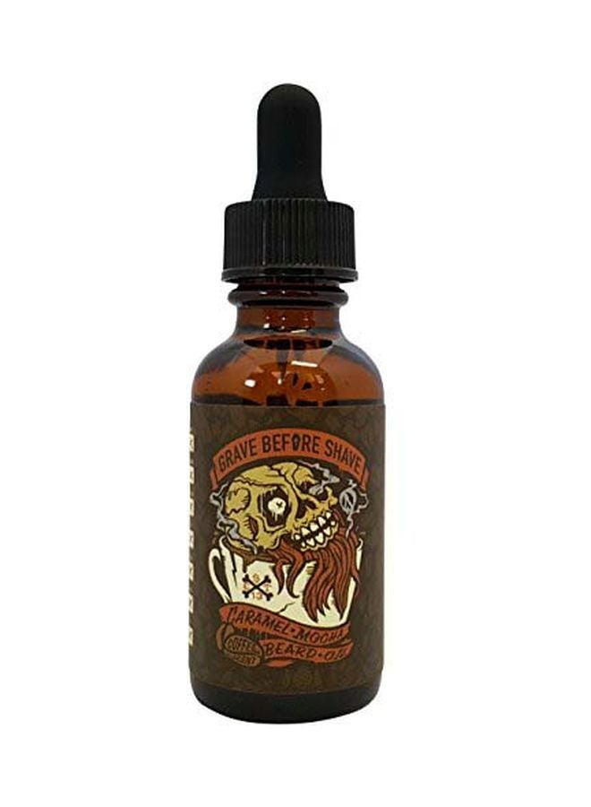 GRAVE BEFORE SHAVE Caramel Mocha Beard Oil 86.2grams - Image 1