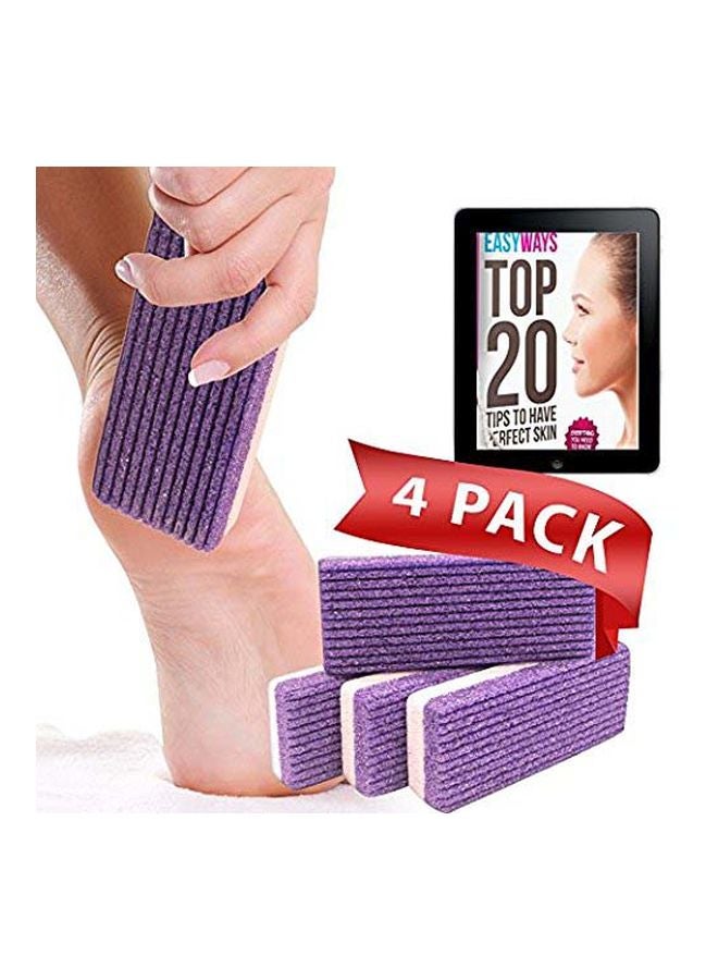 لوف بوميس طقم حجر خفاف 2 في 1 من 4 قطع بنفسجي/وردي - Image 3