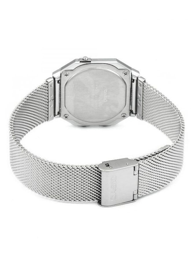 كاسيو ساعة يد رقمية بسوار من الاستانلس ستيل طراز A700WEM-7AEF للرجال - Image 2