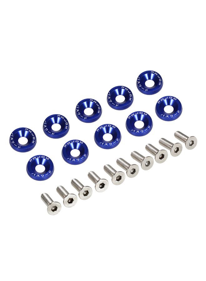Generic 10-Piece Bumper Engine Washer Bolt Set 