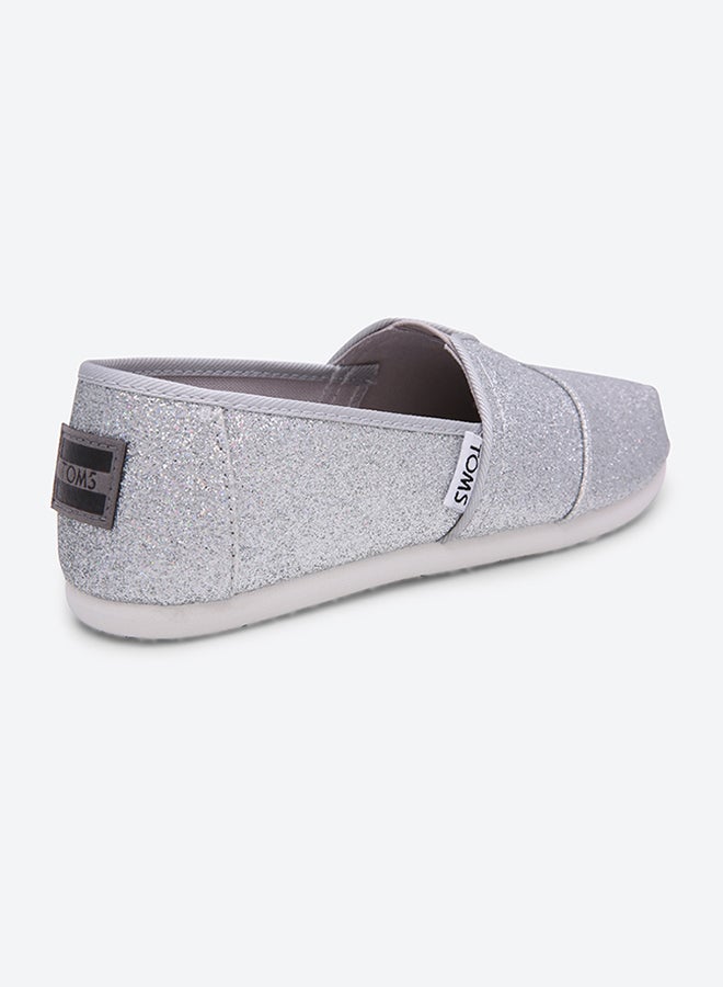 TOMS - Glimmer Youth Classic Loafers Silver - Image 1