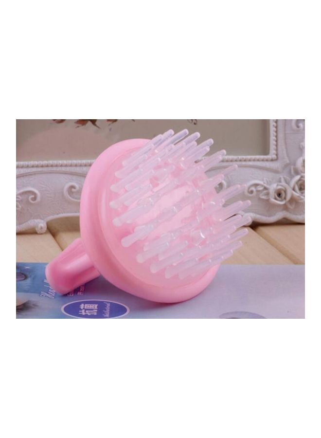 Iyaan Detangler Hair Scalp Massager Brush Pink/Clear - Image 2