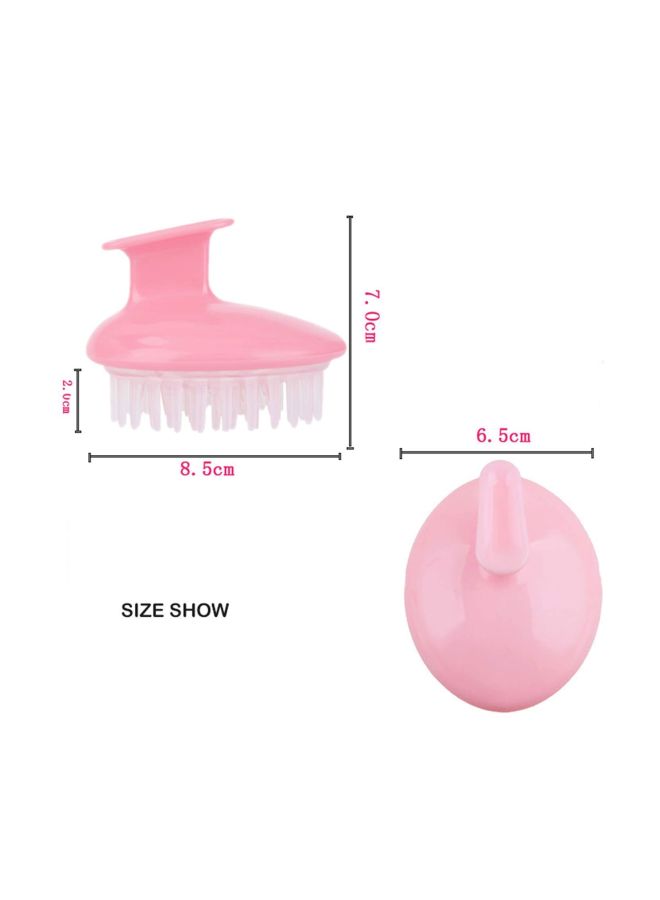 Iyaan Detangler Hair Scalp Massager Brush Pink/Clear - Image 3