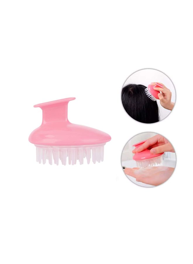 Iyaan Detangler Hair Scalp Massager Brush Pink/Clear - Image 4