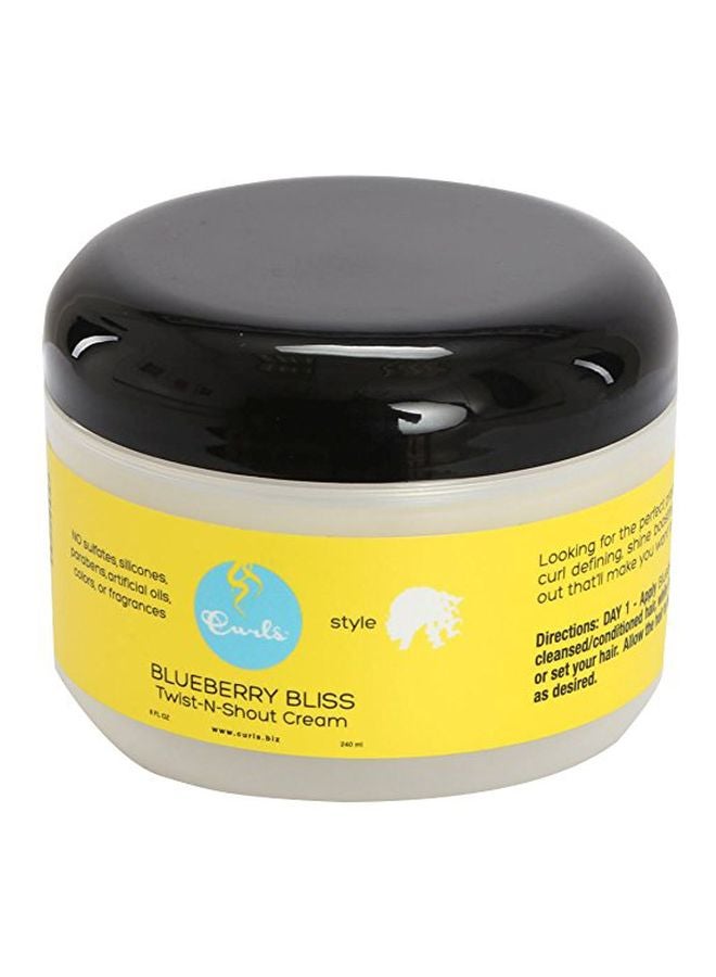 Curls Blueberry Bliss Twist N Shout Glaze Cream Blue 