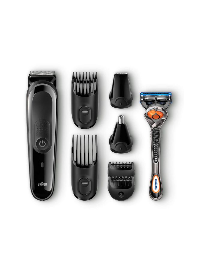 براون ماكينة تشذيب لحية 8 في 1 مع 6 ملحقات وشفرة حلاقة برو جلايد أسود - Image 2