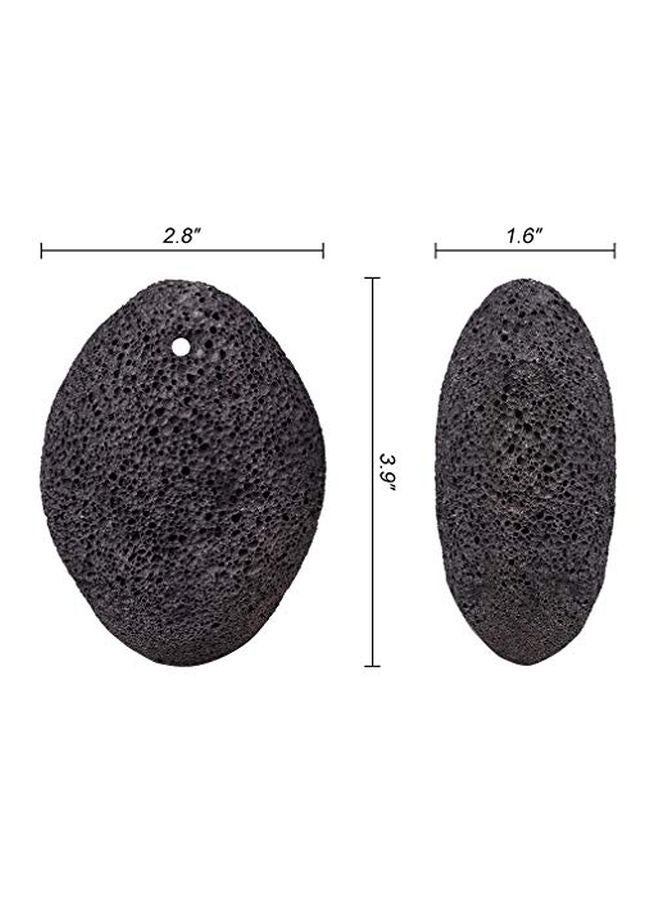 KuuCare Natural Earth Lava Pumice Stone Black - Image 2