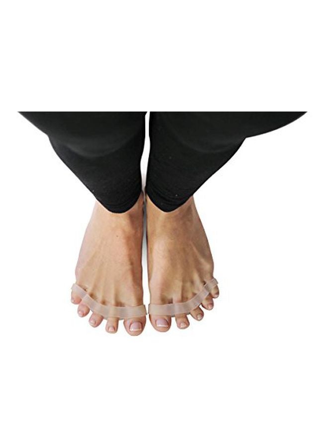 YOGABODY - 2-Pairs Toe Separator White - Image 1