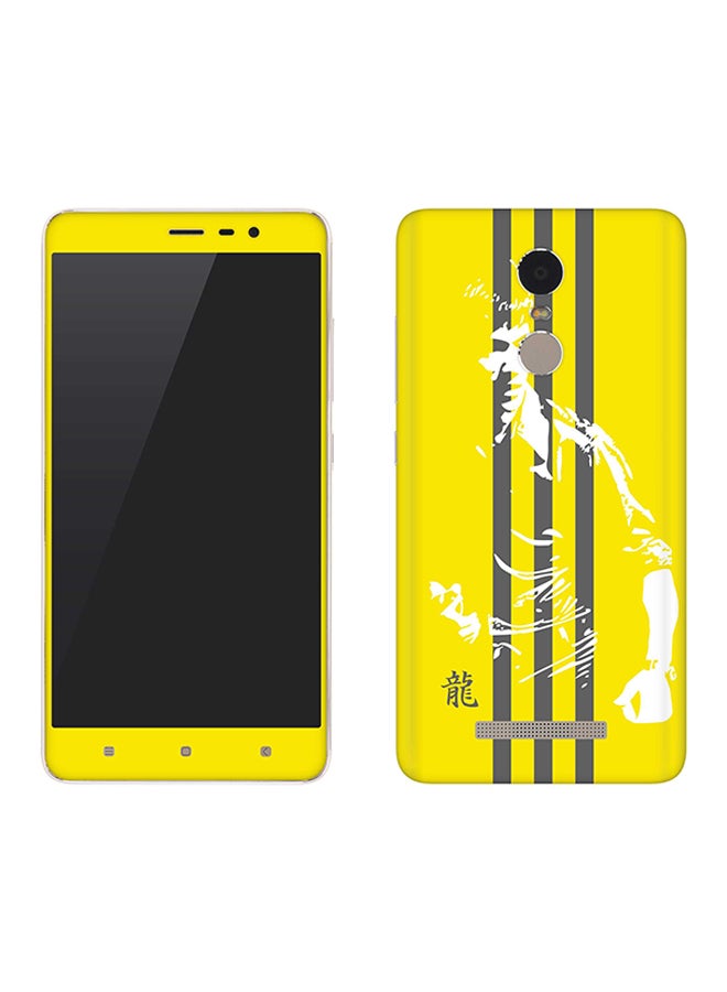 Stylizedd - Vinyl Skin Decal For  Xiaomi Redmi Note 3 Fighter Bruce Lee - Image 1