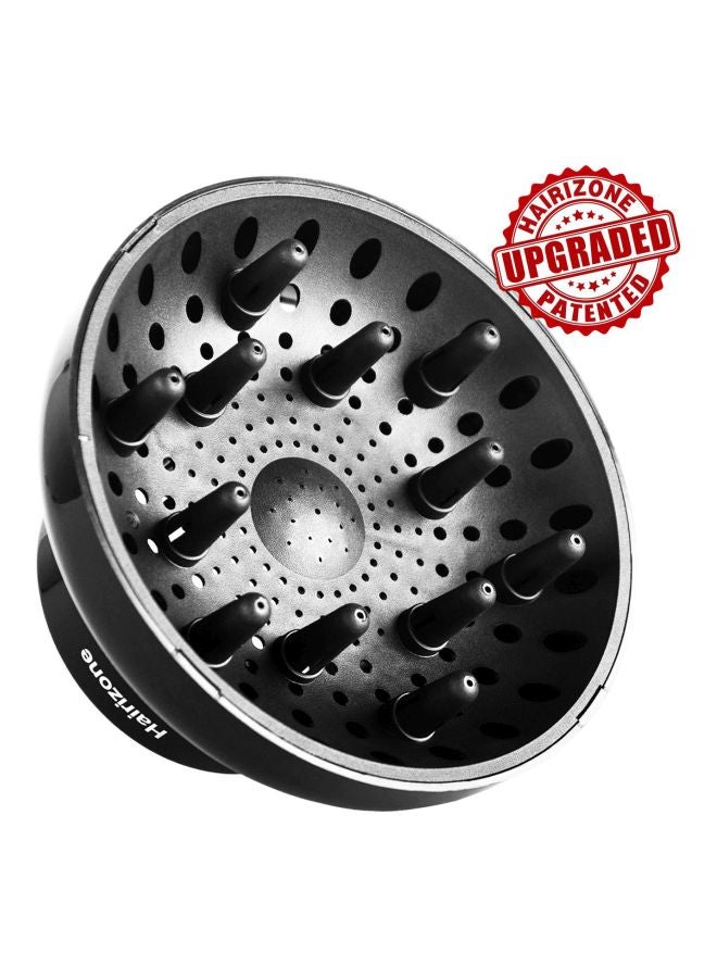 Hairizone - Universal Hair Diffuser For Hair Dryer Black - Image 1
