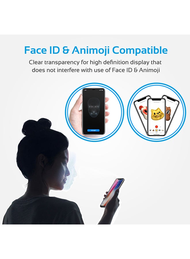 PROMATE - Tempered Glass Screen Protector For Apple iPhone X / iPhone Xs Clear Clear - Image 1