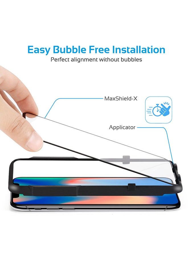 PROMATE - Tempered Glass Screen Protector For Apple iPhone X / iPhone Xs Clear Clear - Image 1
