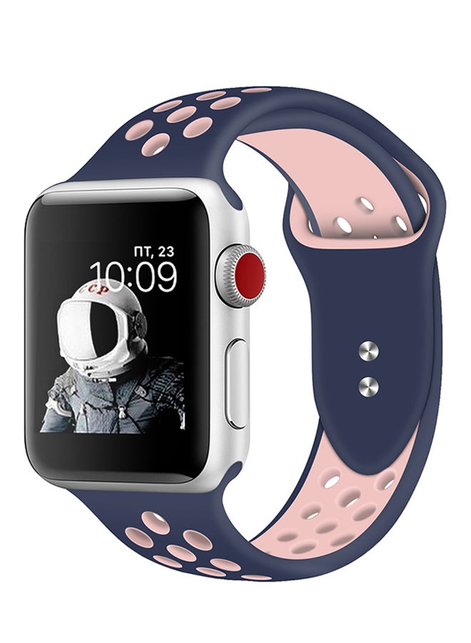 PROMATE Breathable Two-Toned Replacement Strap For Apple Watch Series 42/44mm Multicolour - Image 1