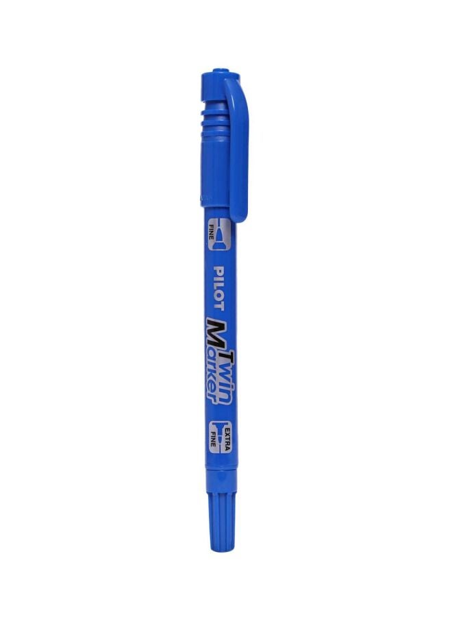 PILOT 12-Piece Twin Marker Set Blue - Image 1