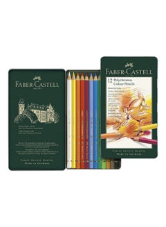 12-Piece Polychromos Color Pencil Set Multicolour