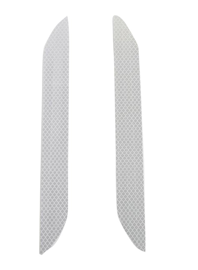 2-Piece Reflective Warning Strip Sticker Set