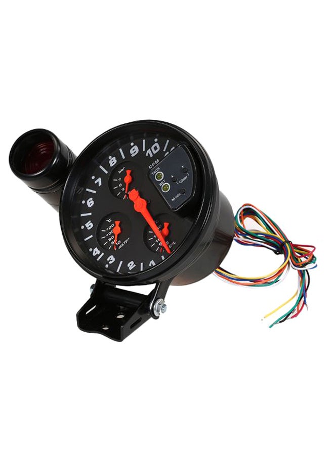 Generic Car Tachometer Oil Temperature And Oil Pressure Meter Gauge  - Image 1