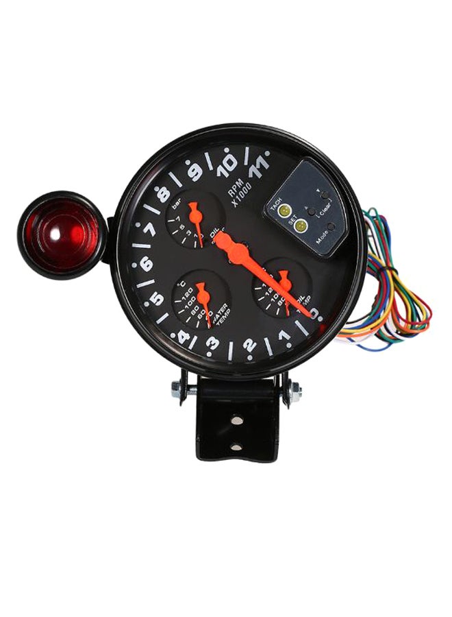 Generic Car Tachometer Oil Temperature And Oil Pressure Meter Gauge  - Image 2