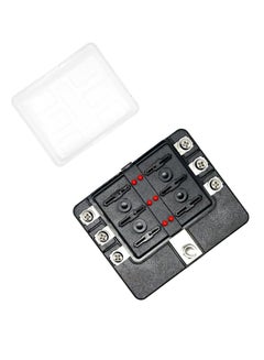 Generic 6 Way Blade Fuse Box Holder With Led Warning Light  - Image 2