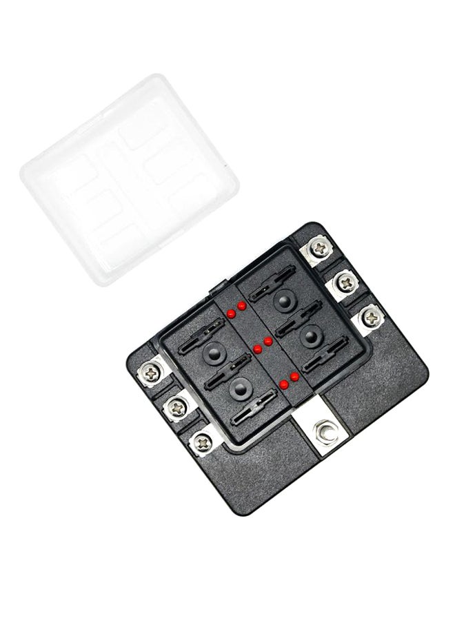 Generic 6 Way Blade Fuse Box Holder With Led Warning Light  - Image 2