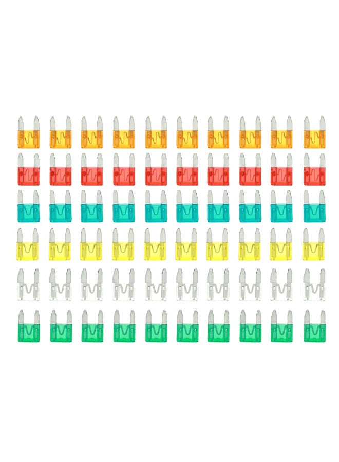 Generic 60-Piece Assortment Car Standard Mini Blade Fuses Set With Box  - Image 1