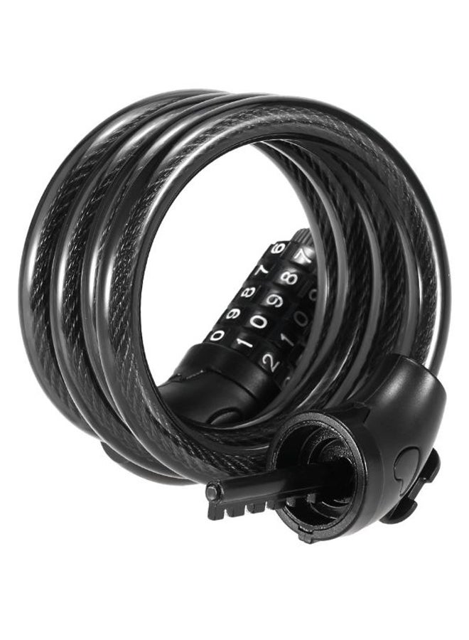 بيوينتي سلك حماية للدراجات ضد السرقة مزود بقفل مكون من 5 أرقام ‎3.8 x 13.2 x 13سم - Image 2