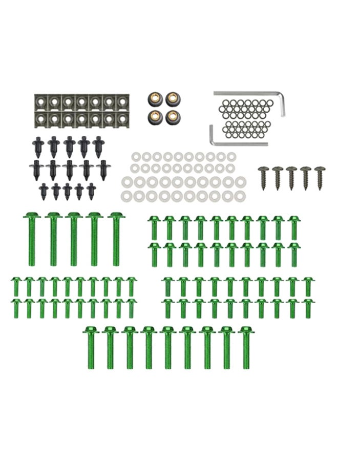 Generic 194-Piece Complete Motorcycle Fairing Bodywork Screw Kit 