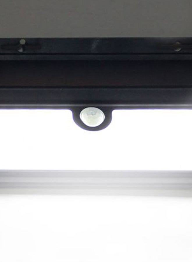 مصابيح LED جدارية تعمل بالطاقة الشمسية أبيض/ أسود - Image 2