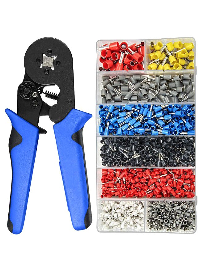 Generic 1200-Piece Ferrule Clip Set With Crimper Plier 