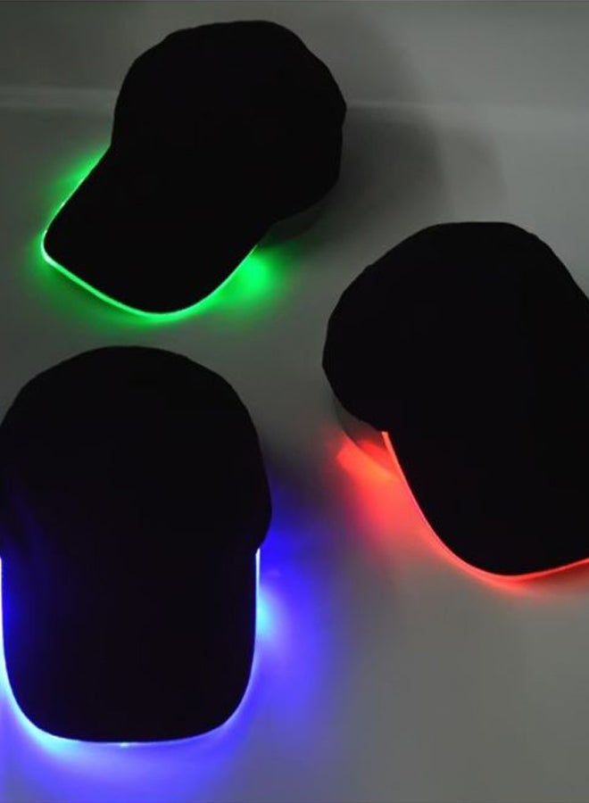 LED Light Baseball Hat Black/Yellow  - Image 2
